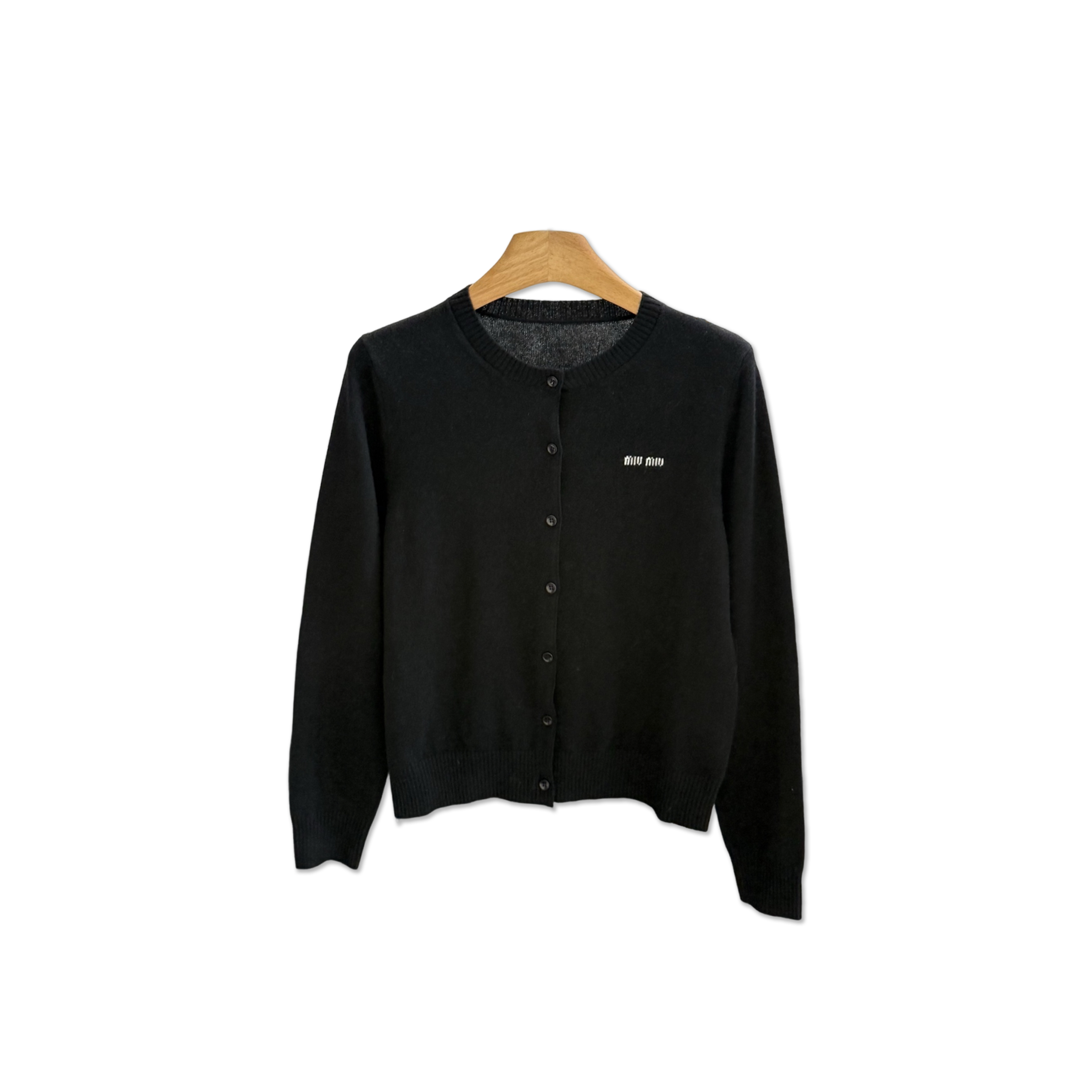 MIU MIU CASHMERE KNITTED CARDIGAN MMF787